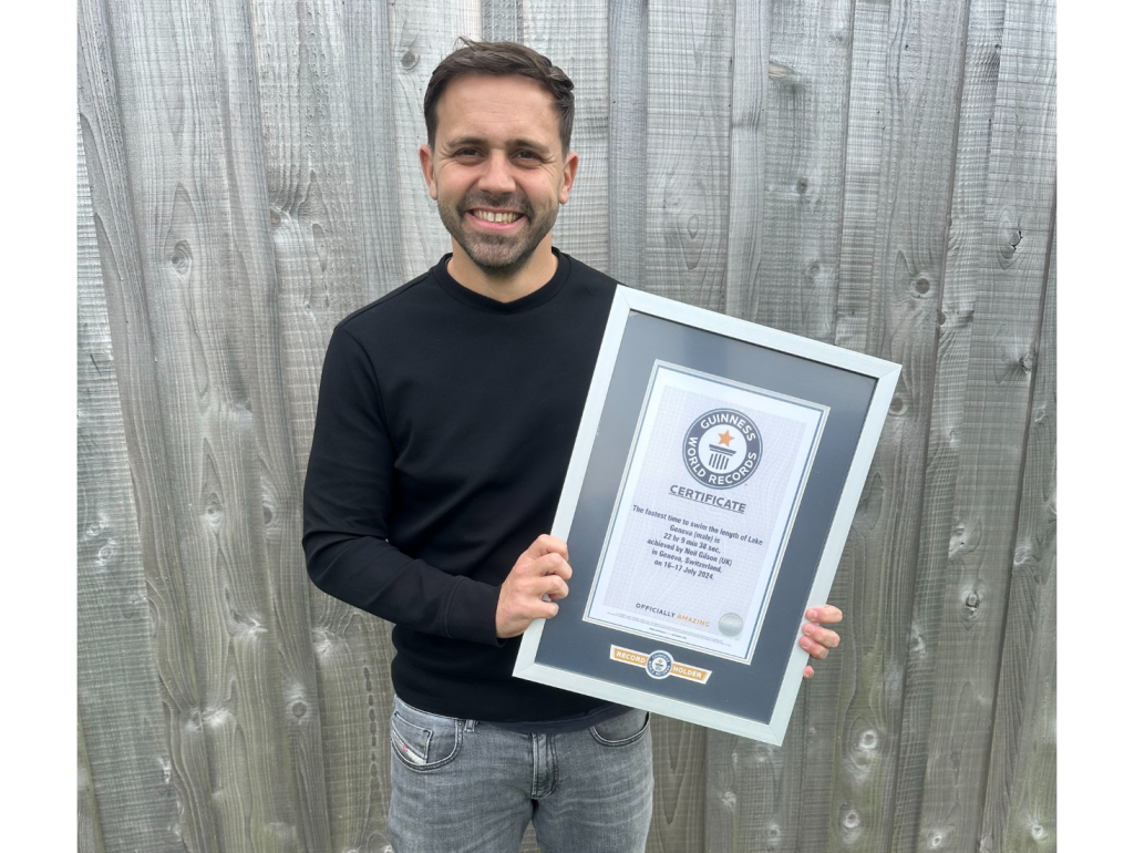 Neil's world record certificate