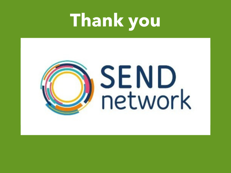Thank you SEND network Image