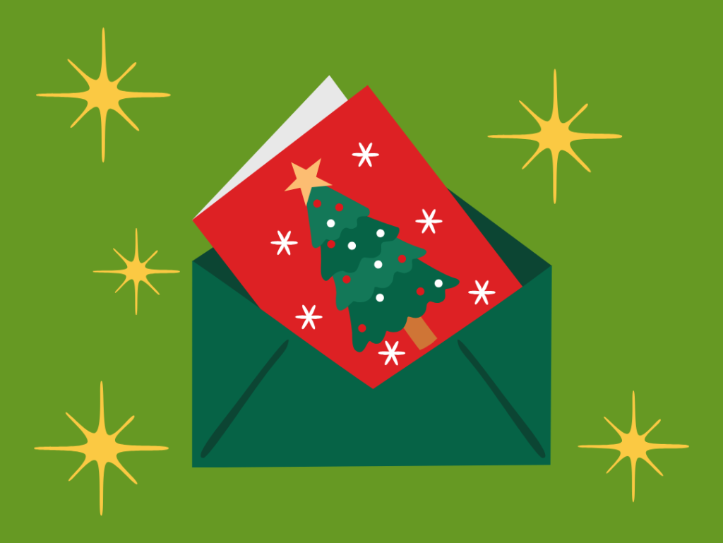 Xmas card graphic