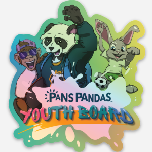 Glitch and friends (sticker)