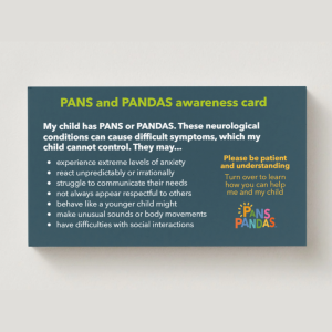 Awareness cards for parents and carers