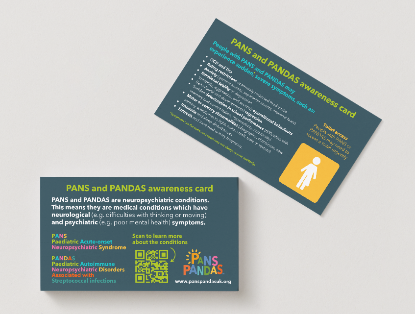 Awareness cards with toilet access icon - Image 3