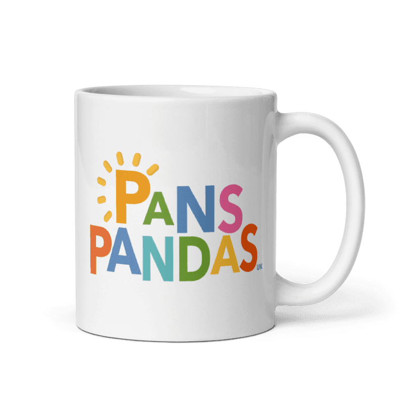 White Glossy Mug PANS PANDAS UK white-glossy-mug-pans-pandas-uk
